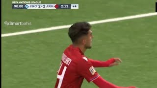 Gor Manvelyan Goal Faroe Islands vs Armenia 22 All Goals and Extended Highlights [upl. by Merril199]