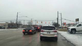 Ice Storm Drive to Clawson Michigan from Rochester Hills Michigan [upl. by Nihi921]