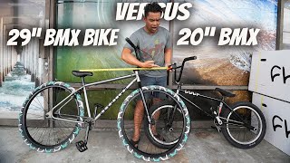 20 Inch BMX vs 29 Inch BMX Bike [upl. by Yelena]