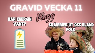 GRAVID VECKA 11 vlogg [upl. by Acirederf]