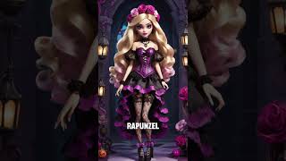 Disney Princesses As Monster High Characters Ai Created disney monsterhigh princess ai [upl. by Akins]