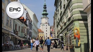 Quick City Overview Bratislava Slovakia HD [upl. by Anyl284]