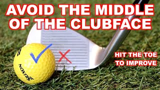 AVOID THE MIDDLE OF THE CLUBFACE TO IMPROVE YOUR GAME [upl. by Arad]