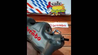 Kaliper Brembo GPRX M50 4 Piston CNC Grey Grade A10 Product Thailand Universal [upl. by Spears]