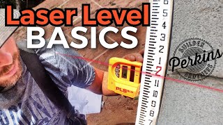 Laser Level Basics  How To use a laser level [upl. by Schlesinger125]