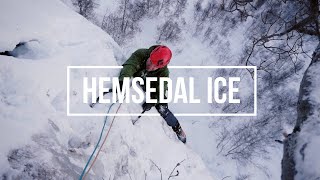 3 spectacular ice climbing routes in Hemsedal in Norway [upl. by Balthazar]