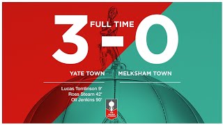 GOALS Yate Town 30 Melksham Town  FA Trophy Third Qualifying Round [upl. by Auqinat]