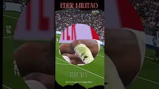 Eder Militao Injury football edermilitao realmadrid [upl. by Ambur]