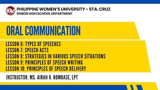 Oral Communication Quarter 2 Module Video Discussion [upl. by Gerg]