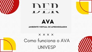 AVA Ambiente Virtual de Aprendizagem UNIVESP [upl. by Silenay]