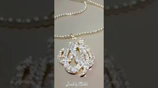 Modish jewels introduce new calligraphy Allah name pendent with zircon stone [upl. by Alemrac]