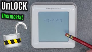 UnLOCK Honeywell Home T5  UNLOCKING Device Pin Code  Digital SMART Thermostat [upl. by Pohsib813]