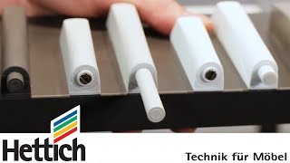 Push to open für Scharniere Hettich Technik in Kürze [upl. by Rawna]