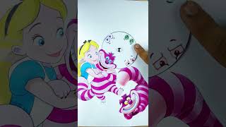 Which one is real Cheshire Cat 🐱  Alice wonderland viral shorts cheshire [upl. by Ainigriv]