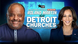 Roland visits three Detroit churches encouraging folks to vote for VP Kamala Harris [upl. by Annetta855]