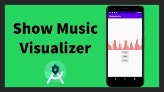 How to add Visualizer for audiomusic in your app  Android Studio [upl. by Salvay656]