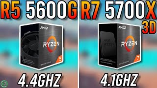 Ryzen 5 5600G vs Ryzen 7 5700X3D  Tested in 2024 [upl. by Farnsworth]