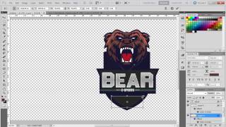 2024 TUTORIAL PHOTOSHOP  COMO FAZER LOGO GAMING ESPORTS [upl. by Davin]