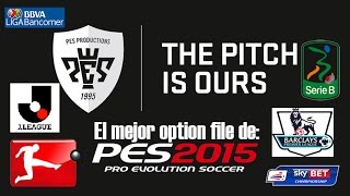 El mejor Option File para PES 2015 by Snakerthan [upl. by Aicen]