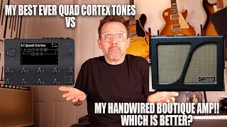 My best ever Quad Cortex sound versus my handwired amp  which sounds best quadcortex [upl. by Enidualc]