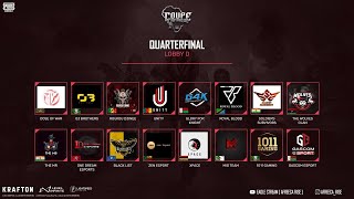 COUPE DAFRIQUE PUBG  SAISON 3  QUARTER FINALS LOBBY D [upl. by Aksel850]