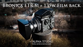 Zenza Bronica ETR Si  135W film back  Panoramic Photography  Film Camera Review [upl. by Forelli]