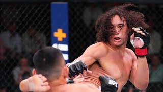 Bryan Battle drops Takashi Sato with blazing head kick  ESPN MMA [upl. by Mara]