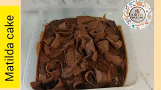 Matilda cake  chocolate cake  easy chocolate cake recipe simplywardah youtube [upl. by Aneahs]