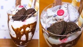 Awesome Ice Cream Sundae Recipe  Easy Dessert Ideas  Kanaks Kitchen [upl. by Arianie954]