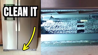 Dust Be Gone How to Remove Dust from Your Refrigerator Coils [upl. by Lemrahc641]