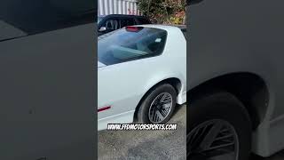 For Sale 1986 Pontiac Transam  running driving stopping sbc carb clean thirdgen gm v8 [upl. by Adriaens321]