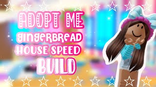 ☆ ☆ 🎀🛍🌴⚡️Adopt Me Preppy gingerbread house speed build  🎀🛍🌴⚡️☆ ☆adoptme preppy preppyadoptme [upl. by Pollack19]