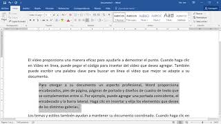 Cómo acomodar el texto en dos columnas en Word [upl. by Kass71]