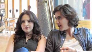 VICTORIOUS Stars AVAN JOGIA amp LIZ GILLIES Interview  Flash Mob [upl. by Retlaw]