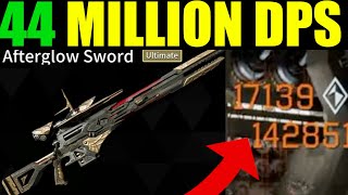 40 MILLION DAMAGE PER SHOT 1 hit Bosses  Afterglow sword review Gameplay  The First Descendant [upl. by Dikmen]