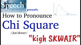 How to Pronounce Chi Square [upl. by Occer]