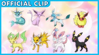 Eevee and Its Evolutions  Pokémon Master Journeys The Series  Official Clip [upl. by Sherlock773]