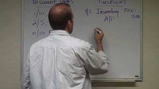 Purchase Discounts and Discount Terms  Ch 5 Video 2 [upl. by Adiaj]