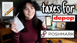 How To Do Taxes For Your Reselling Business  Accounting For Depop amp Poshmark [upl. by Enelra853]