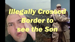 I havent eaten for 3 days Illegally Crossed The border of Ukraine to see the Son [upl. by Xilef196]