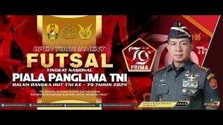 🔴LIVE Final dan Penutupan Open Tournament Futsal Piala Panglima TNI  TAHUN 2024 Kodam XIII MDK [upl. by Gordy479]