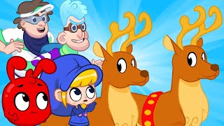 The Bandits Stole Santas Reindeers  My Magic Pet Morphle Christmas  Cartoons for Kids [upl. by Nivre479]