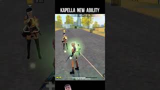 Kapella character ability after update freefire shorts [upl. by Mayworm]