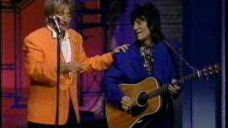 Rod Stewart sings Maggie May live on Letterman 1993 [upl. by Htelimay363]