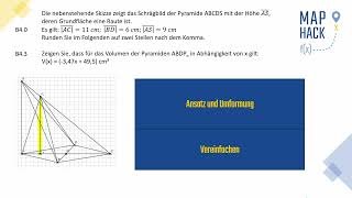 Abschlussprüfung  2023 Haupttermin  B43  Mathe IIIII  Realschule Bayern [upl. by Sibella735]