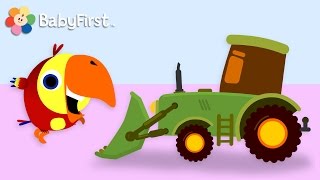 Carros Para Niños  El Tractor  Aprendizaje con VocabuLarry [upl. by Hawger375]