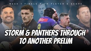 NRL  Storm and Panthers roll into the Prelim finals and Roosters and Sharks face elimination [upl. by Irot]