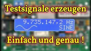 Signalgenerator  Funktionsgenerator  gut und günstig  Ascel AE20125 [upl. by Liddy159]