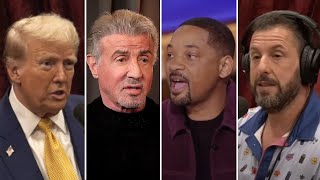 Celebrities REACT To Donald Trumps Interview On Joe Rogan Experience [upl. by Gnay]