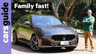 2024 Maserati Grecale review Trofeo  New family SUV brings highperformance edge to take on BMW X3 [upl. by Adikram]